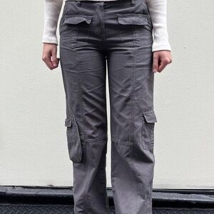 Brandy melville gray cargo pants